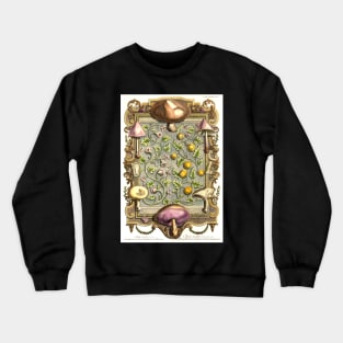 Mushrooms and Flowers - Physica Sacra Crewneck Sweatshirt